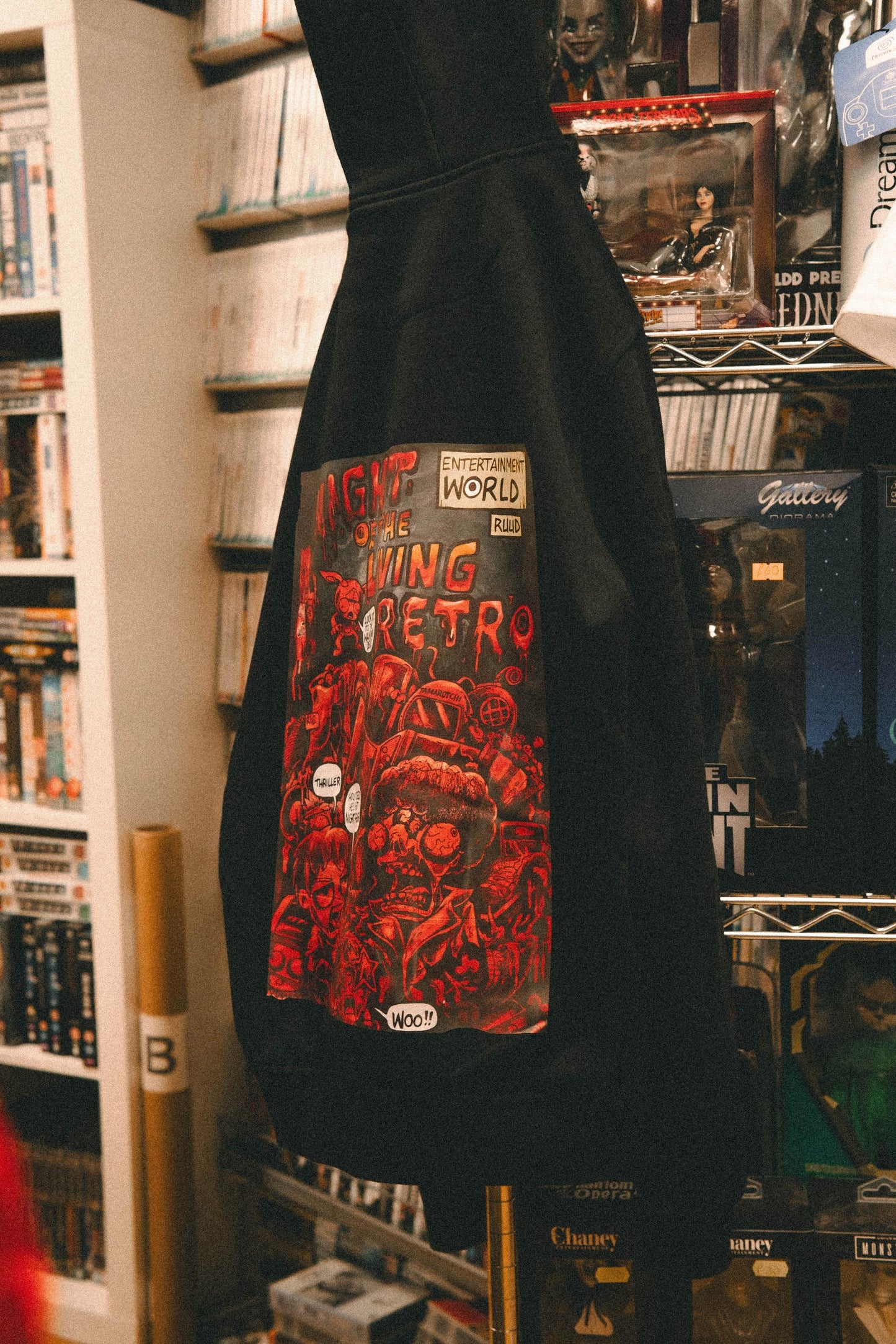 RUUD X ENTERTAINMENT WORLD - Night of the Living Retro Hoodie (Black)